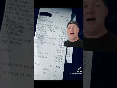 INSANE EDC LAS VEGAS BILL! OVER $165,000!!