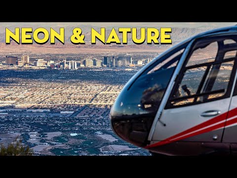 Las Vegas Helicopter Landing Experience | Neon & Nature by Maverick Helicopters