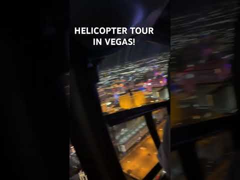 Las Vegas Strip at Night! Helicopter tour 🚁