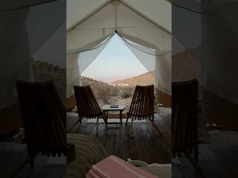 Luxury Glamping in Las Vegas | Desert Tents, Mountain Views and Outdoor Shower Experience