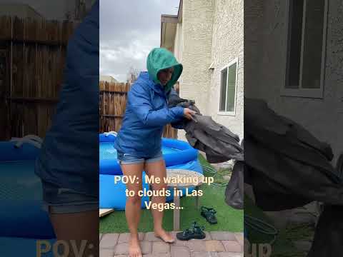 #POV: When there’s a threat of rain in Las Vegas… #hiking #rain #waterproof