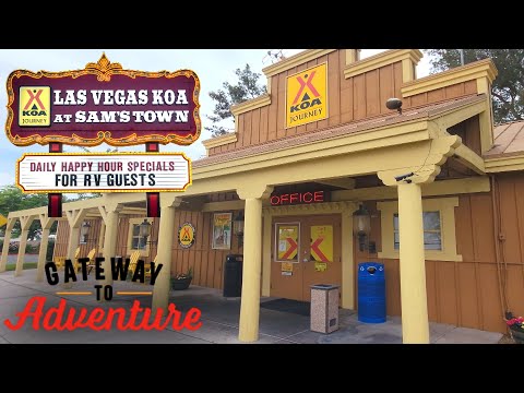 RV CAMPING IN VEGAS !! LAS VEGAS KOA JOURNEY at SAM'S TOWN CASINO