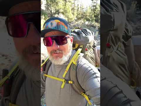 Solo overnight Hidden Forest north of Las Vegas! #hiking #backpacking #adventure #outdoors #camping