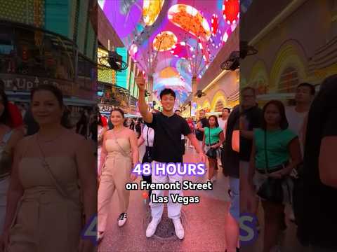 Spending 48 hours on FREMONT STREET, things to do in Las Vegas
