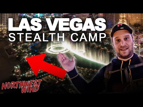 Stealth Camping In LAS VEGAS!