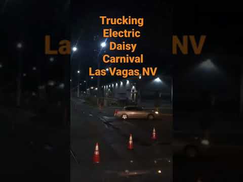 Trucking North Las Vegas NV during the Electric Daisy Carnival