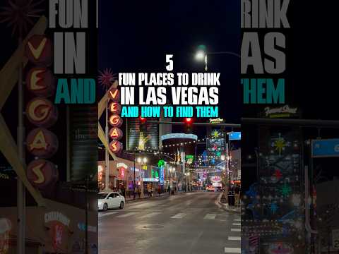 Fun Places to Drink in Las Vegas And How To Find Them #Vegas #LasVegas